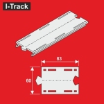 Hacker-Model HCT9717 - TT - Gerade Segment, 1-gleisig, 83 x 60 mm (6 Stück)